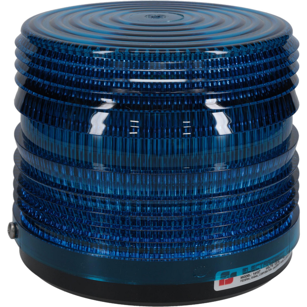 Federal Signal Corp Strobe Light: Blue, Surface Mount, 24VDC - 141ST-024B