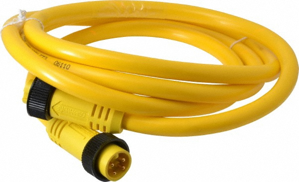Brad Harrison 10 Amp, Male 90° Cordset Sensor and Receptacle - 104002A01F150