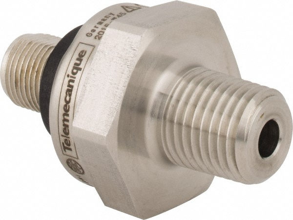 Telemecanique Sensors 1/4-18 NPT (Male) Connector, 12 to 24 VDC, 300 psi Sensor, Shock and Vibration Resistant, Control Circuit Pressure Sensor - XMLP300PD23