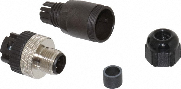 Telemecanique Sensors 4 Amp, M8 3 Pin Elbowed Female Cordset Sensor and Receptacle - XZCP0766L2