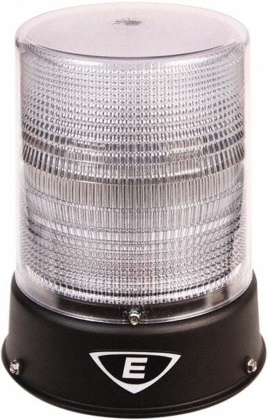 Edwards Signaling Flashing & Steady Light: Red, Pipe Mount, 24VAC/VDC - 57PLEDMR24ADB