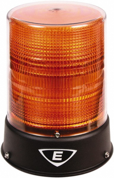 Edwards Signaling Flashing & Steady Light: Red, Pipe Mount, 24VAC/VDC - 57PLEDMR24ADB