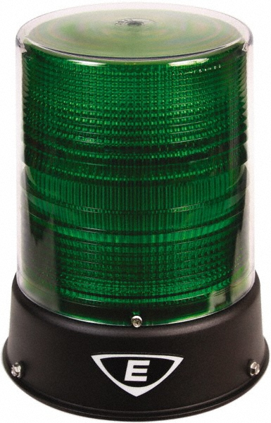 Edwards Signaling Flashing & Steady Light: Red, Pipe Mount, 24VAC/VDC - 57PLEDMR24ADB