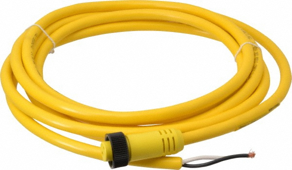 Brad Harrison 7 Amp, Female Straight to Pigtail Cordset Sensor and Receptacle - 309000A01F120