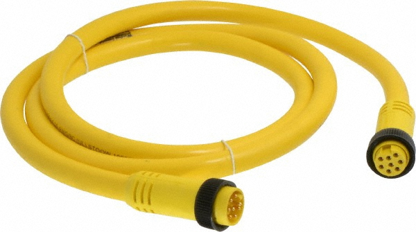 Brad Harrison 7 Amp, Female Straight, Male Straight Cordset Sensor and Receptacle - 228020A01F060