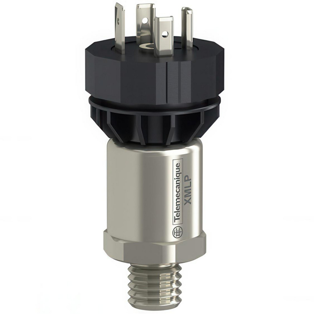 Schneider Electric Pressure Sensors: Pressure Sensor Size (psi): 14.50; For Use With: All Series ZMPL Pressure Switches; Electrical Connector Type: 3-pin EN 175301-803-A Male - XMLPM60RC23F