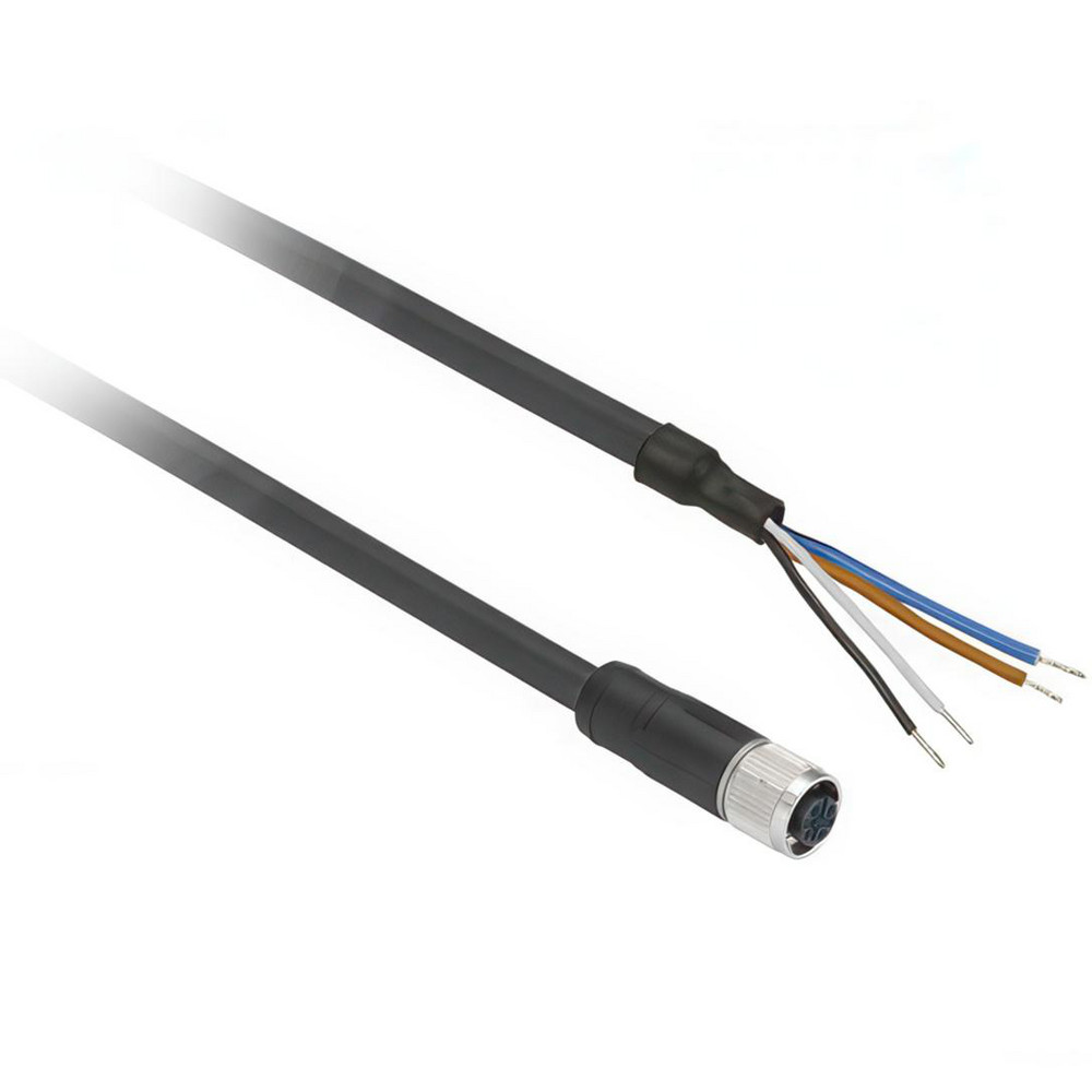 Brad Harrison 3 Amp, M8 Female Straight to Pigtail Cordset Sensor and Receptacle - 404000A10M040