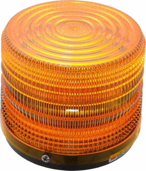 Edwards Signaling Flashing & Steady Light: Amber, Ceiling Mount, 120VAC - 107XBRCMA120A