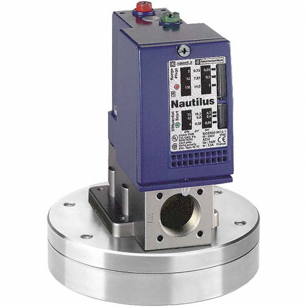 Telemecanique Sensors 1/4 Inch NPT (Female) Connector, 2-1/2 Bar Sensor, Shock and Vibration Resistant, Control Circuit Pressure Sensor - XMLCS02B2S13