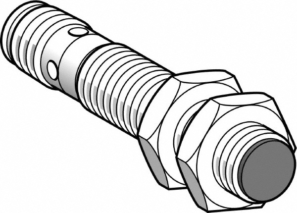 Telemecanique Sensors Inductive Proximity Sensor: Cylinder, 2 mm Detection Distance - XS512BLPBM12
