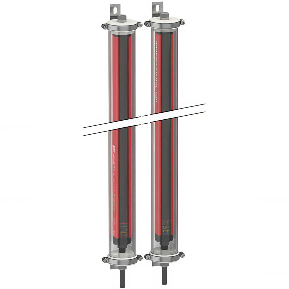 Telemecanique Sensors 2 Beam, 20.08 Inch Height Protection, 8, 17m Max Sensing, -13 to 131°F, Body Protection 4, Safety Light Curtain - XUSL4E2BB051LWH
