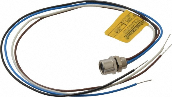 Brad Harrison 4 Amp, M8 Male Straight Receptacle - 4R4P06A27C300