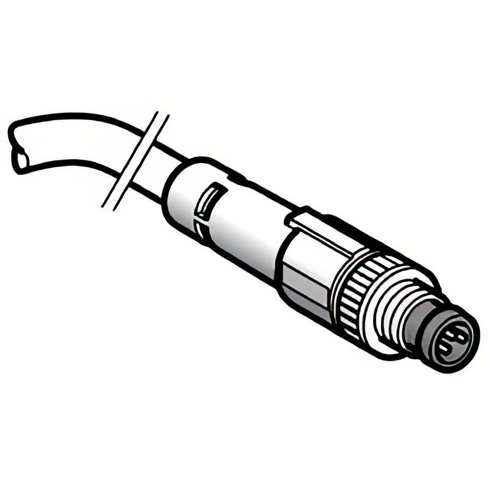 Telemecanique Sensors 4 Amp, M8 3 Pin Male Straight Cordset Sensor and Receptacle - XZCP2737L2