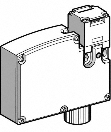 Telemecanique Sensors NO/2NC Configuration, 24/48 VAC/VDC, Multiple Amp Level, Metal Key Safety Limit Switch - XCSE7312