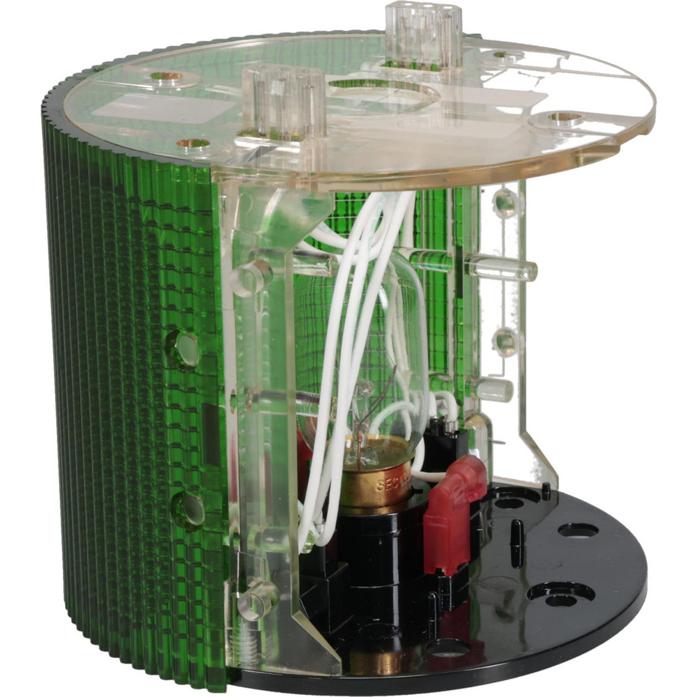 Federal Signal Corp Incandescent Lamp, Green, Flashing and Steady, Stackable Tower Light Module - LSL-120G