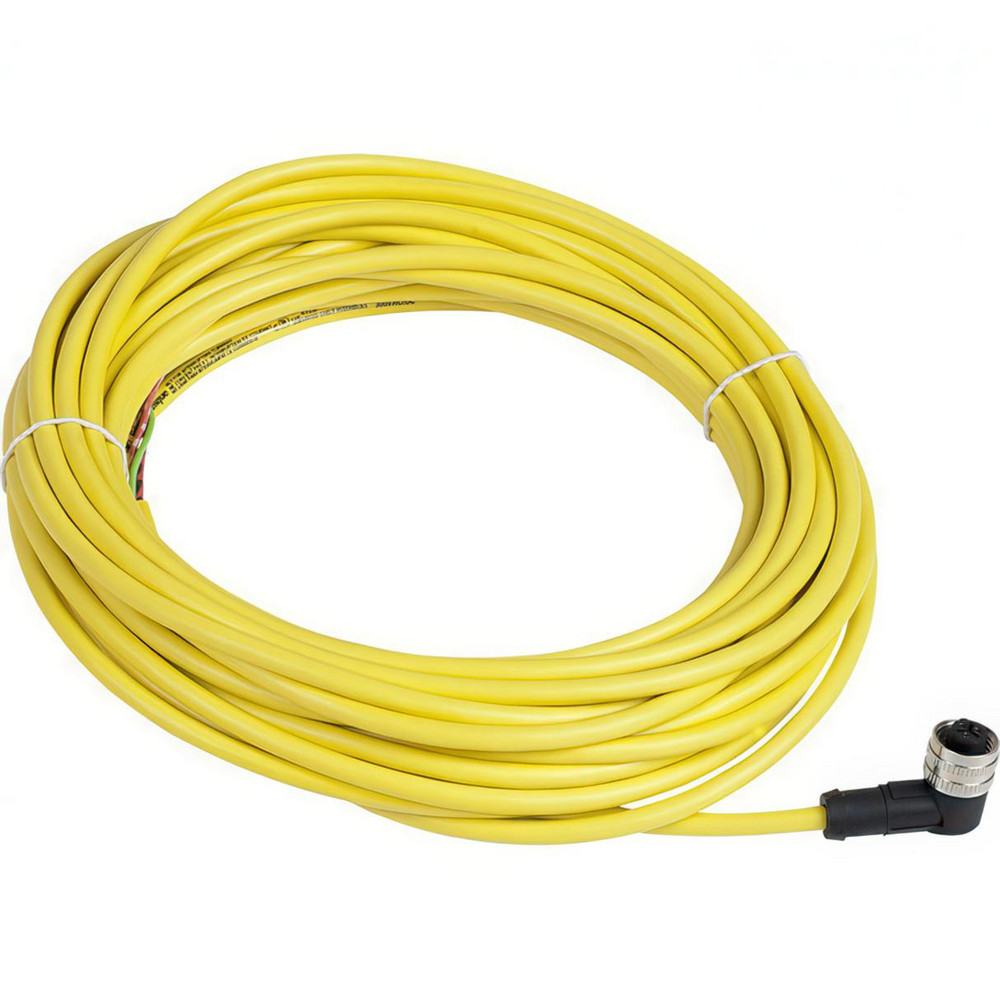 Telemecanique Sensors 4 Amp, Elbowed Female Connector 1/2 inch 20 UNF 3 Pin Cordset Sensor and Receptacle - XZCPV1965L10