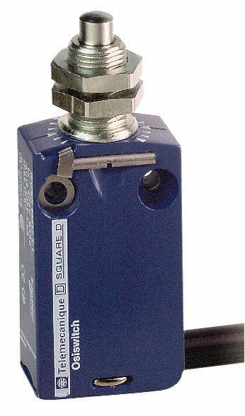 Telemecanique Sensors General Purpose Limit Switch: SPDT, NC, Roller Plunger, Top - XCMD2102L3
