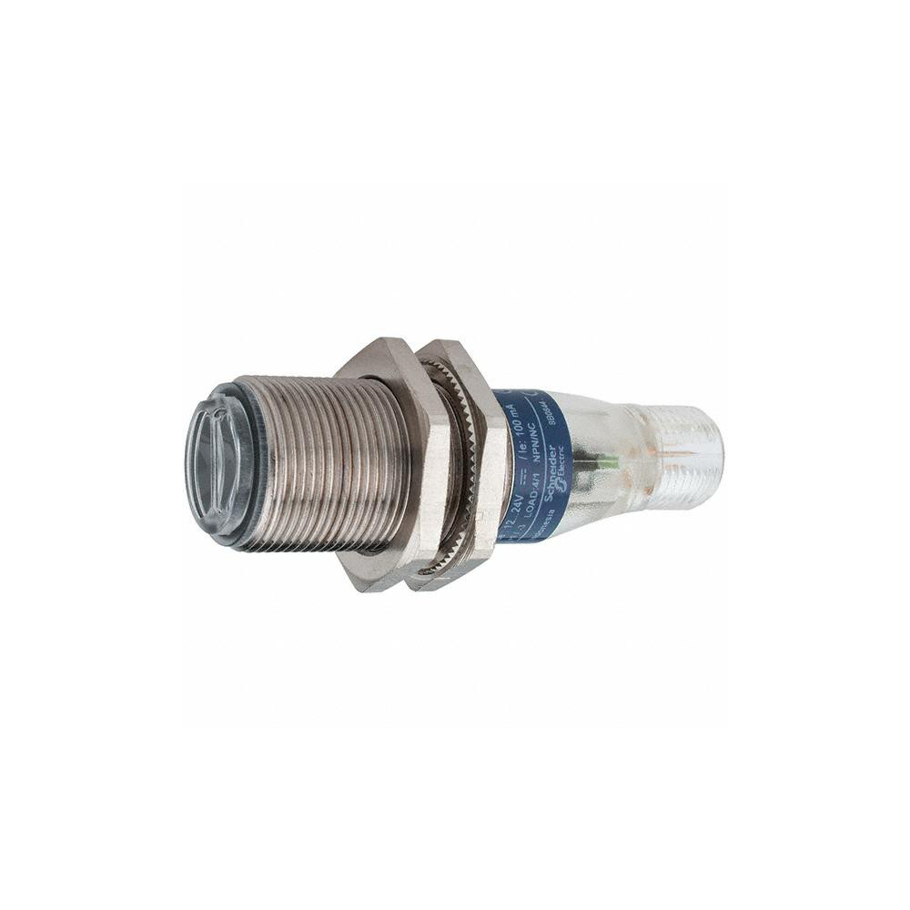 Telemecanique Sensors 4 Pin M12 Connector, 0.1m Nominal Distance, Shock and Vibration Resistant, Diffused Photoelectric Sensor - XUB4BNBNM12