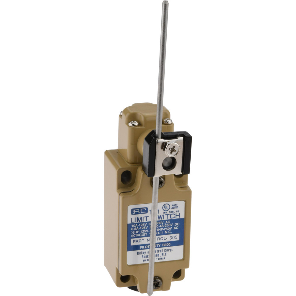 Telemecanique Sensors General Purpose Limit Switch: SPDT, NC, Roller Plunger, Top - XCKT2121N12