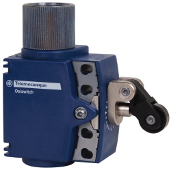 Telemecanique Sensors General Purpose Limit Switch: SPDT, NC, Roller Plunger, Top - XCKT2121N12