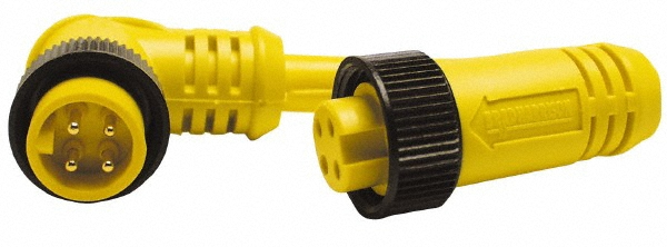 Brad Harrison 13 Amp, Female to Male Cordset Sensor and Receptacle - 113022A01F030