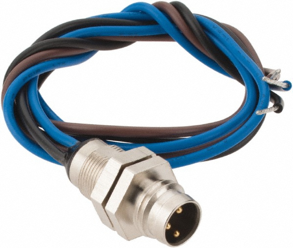 Brad Harrison 4 Amp, M8 Female Straight Receptacle - 4R3P00A27C300