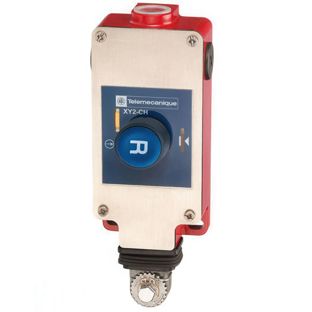 Telemecanique Sensors 10 Amp, NO/NC Configuration, Dual Operation, Rope Operated Limit Switch - XY2CH13150