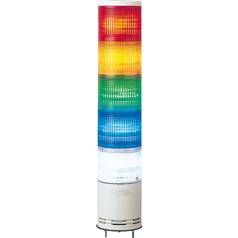 Federal Signal Corp Incandescent Lamp, Green, Flashing and Steady, Stackable Tower Light Module - LSL-024G