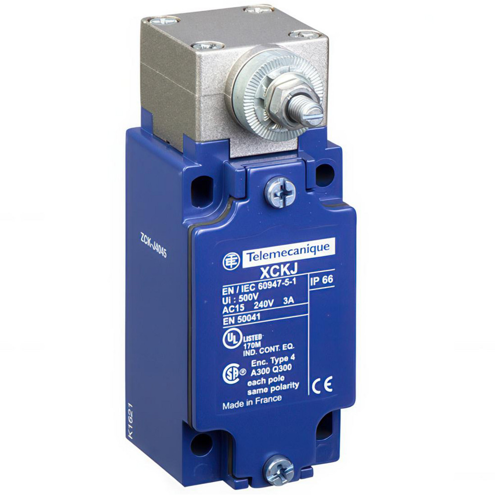 Telemecanique Sensors General Purpose Limit Switch: DP, 2NC/2NO, Rotary Head - ZCKJ4045