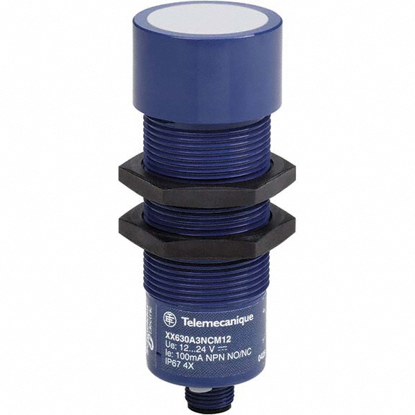 Telemecanique Sensors Ultrasonic Proximity Sensor: Cylinder, 1 m Detection Distance - XX930A1A123M12