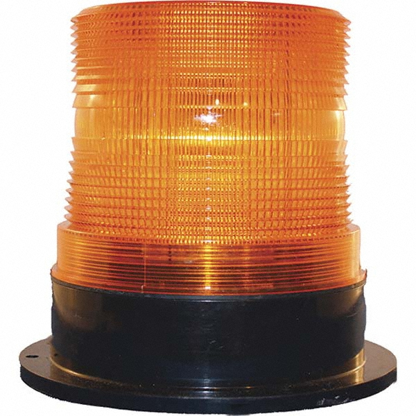 Railhead Corporation Double, Quad High, Quad Low & Triple Flash Light: Amber, Flange Mount, 12 to 90VDC - M7600-LED A