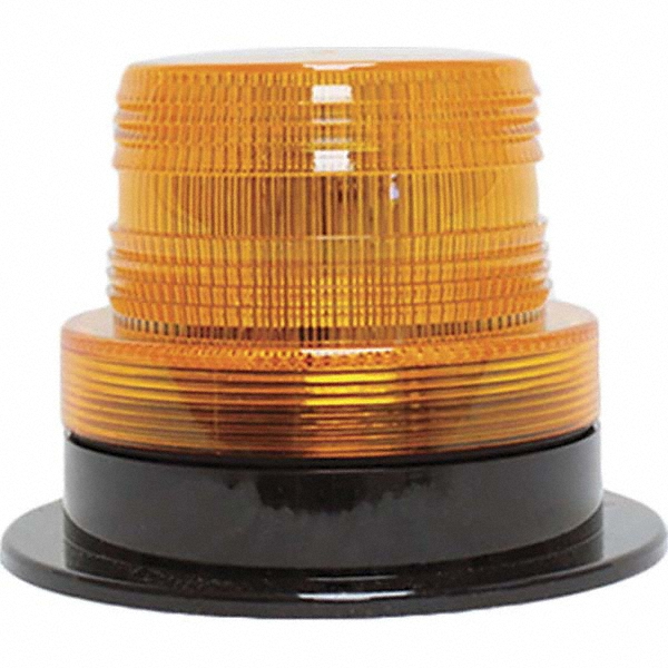 Railhead Corporation Double, Quad High, Quad Low & Triple Flash Light: Amber, Flange Mount, 12 to 90VDC - M7600-LED A