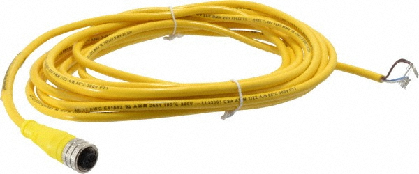 Brad Harrison 4 Amp, Female 90° to Male 90° Cordset Sensor and Receptacle - 443032A10M040