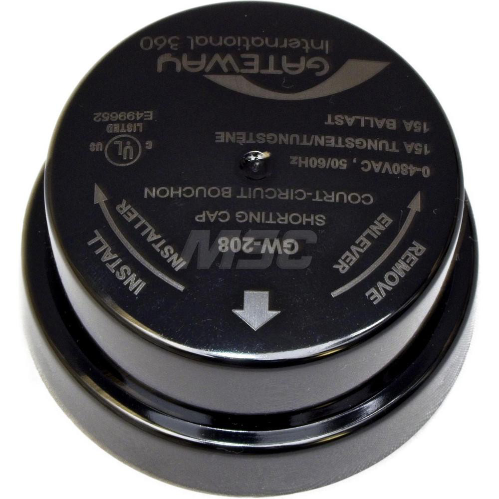Gateway International 360 Sensor Accessories: Sensor Accessory Type: Photo Control Shorting Cap; For Use With: HID & LED Roadway & Street Lighting Fixture - GW-208L-BK