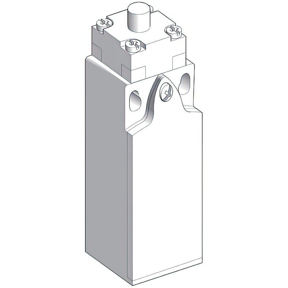 Telemecanique Sensors General Purpose Limit Switch: 4P, NC, End Plunger, Top - XCKML110