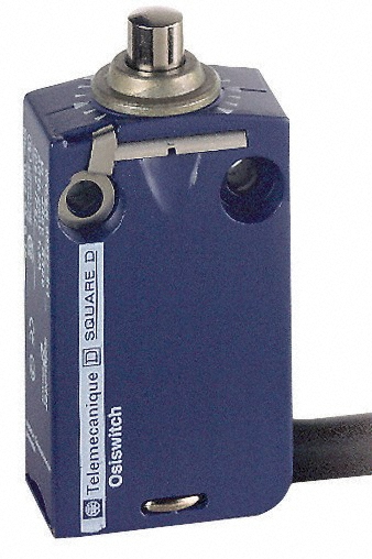 Telemecanique Sensors General Purpose Limit Switch: 4P, NC, End Plunger, Top - XCKML110