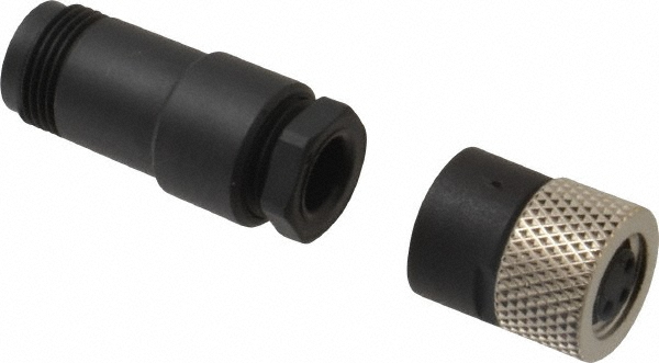 Brad Harrison 3 Amp, M8 Female Straight Receptacle - 4R5P00A27C300