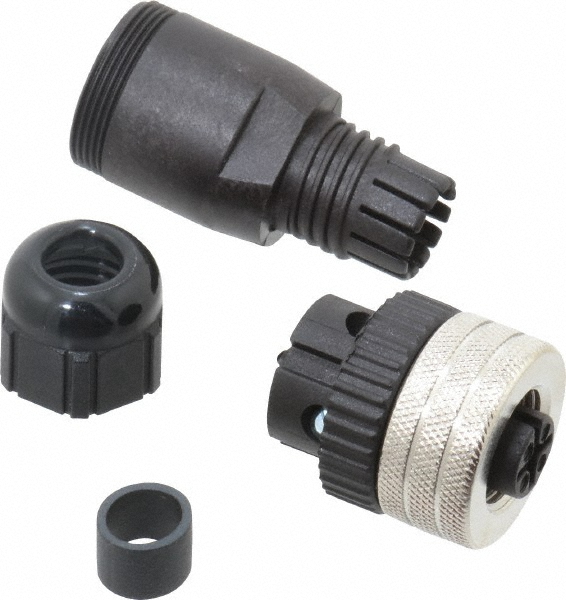 Brad Harrison 4 Amp, Male Straight Field Attachable Connector Sensor and Receptacle - N04MA03124