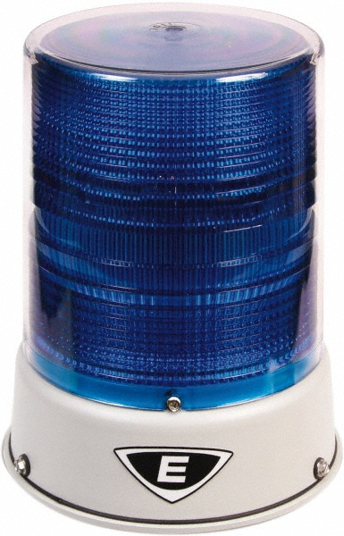 Edwards Signaling Flashing & Steady Light: Green, Pipe Mount, 120VAC - 57PLEDMG120AB