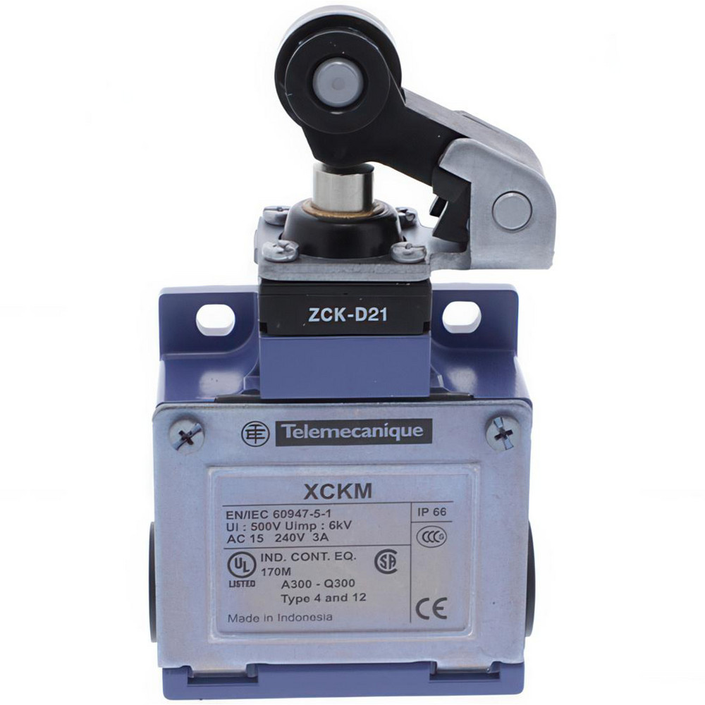 Telemecanique Sensors General Purpose Limit Switch: DP, NC, Roller Lever, Side - XCKJ50541H7