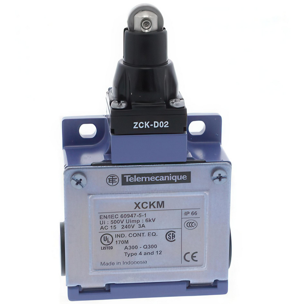 Telemecanique Sensors General Purpose Limit Switch: DP, NC, Roller Lever, Side - XCKJ50541H7