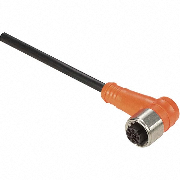 Telemecanique Sensors 4 Amp, M12 5 Pin Elbowed Female Cordset Sensor and Receptacle - XZCPA1164L2