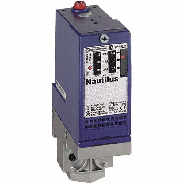 Telemecanique Sensors G 1/4 (Female) Connector, 35 Bar Sensor, Shock and Vibration Resistant, Control Circuit Pressure Sensor - XMLA035C2S11