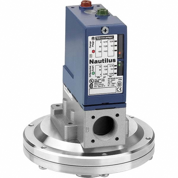 Telemecanique Sensors G 1/4 (Female) Connector, 0.35 Bar Sensor, Shock and Vibration Resistant, Control Circuit Pressure Sensor - XMLBL35R2S11