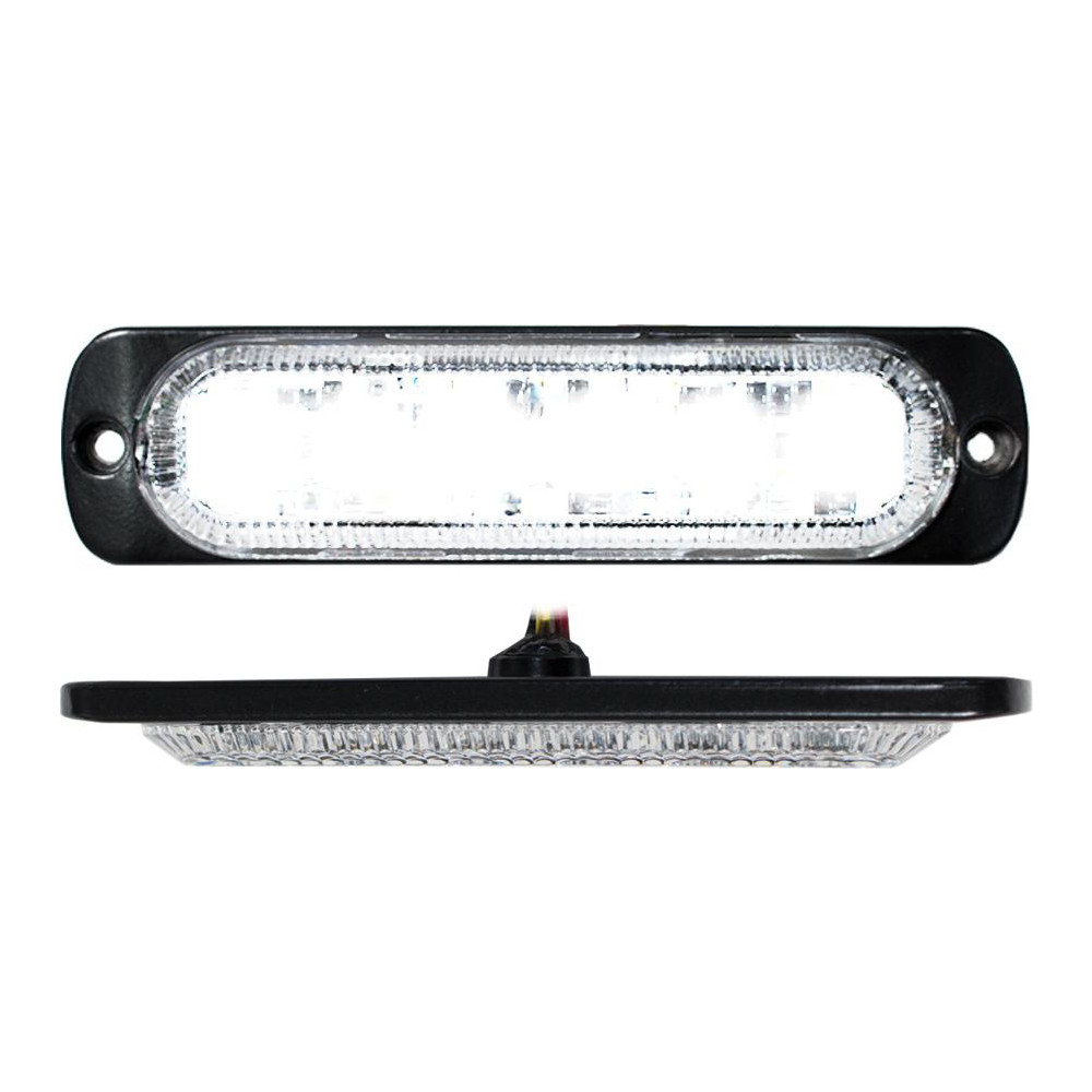 Race Sport Strobe & Flashing Lights: Light Type: Strobe; Lens Color: Amber, Clear; Lens Material: Polycarbonate; Lamp Type: LED - 1005097