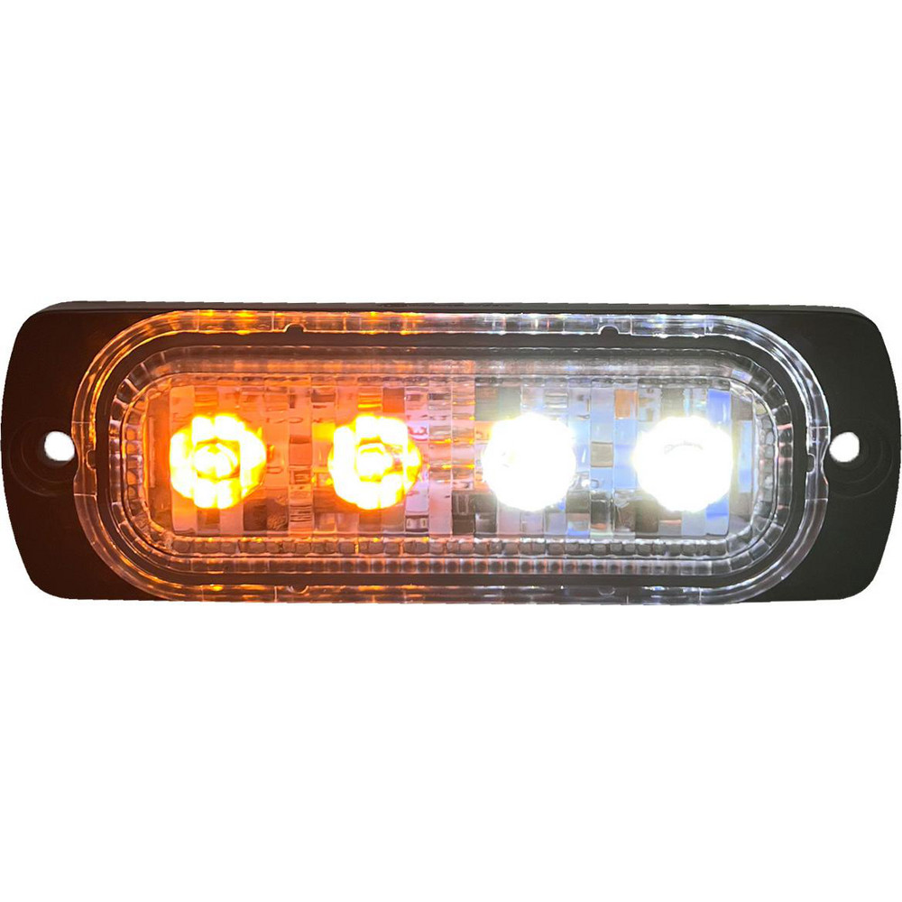 Race Sport Strobe & Flashing Lights: Light Type: Strobe; Lens Color: Amber, Clear; Lens Material: Polycarbonate; Lamp Type: LED - 1005097