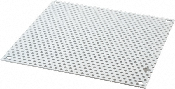 Cooper B-Line 22-1/2" OAW x 26" OAH Powder Coat Finish Electrical Enclosure Perforated Panel - 11699003