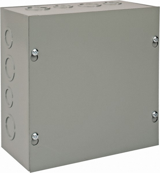 Wiegmann Junction Box Electrical Enclosure: Steel, NEMA 12 - T8836CH