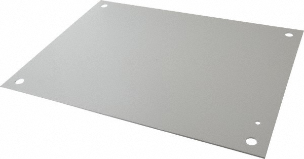 Cooper B-Line 13" OAW x 17" OAH Powder Coat Finish Electrical Enclosure Nonperforated Panel - 78205137702
