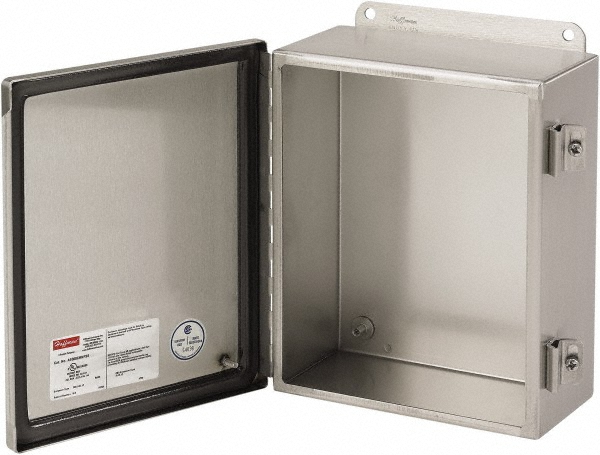 Wiegmann Junction Box Electrical Enclosure: Stainless Steel, NEMA 4X - T2212CHSS